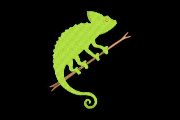 Chameleon Embroidery Design: A Seller’s Review for Etsy & Small Shop Success