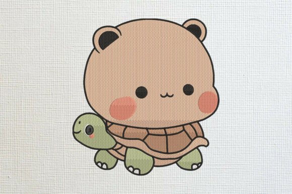 Cute Bear Inside a Turtle Shell Embroide: A Designer’s Business-Ready Review