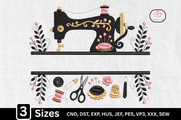 Elegant Black Sewing Machine Embroidery Design Review