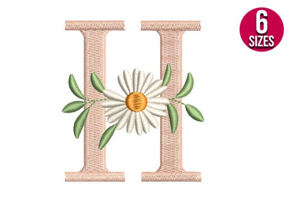 Floral Alphabet Letter H: A Designer's Review for Boutique Sweatshirts