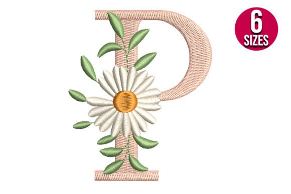 Floral Alphabet Letter P: A Craft Fair Seller's Review