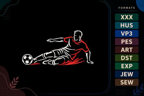 Football Player Sports Soccer: A Dynamic Touch for Sports-Loving Gifts