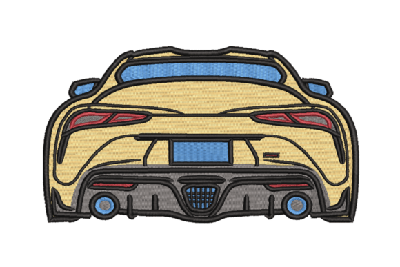 h1>Sports Car Rear View: A Fresh Take for Boutique Apparel Embroidery