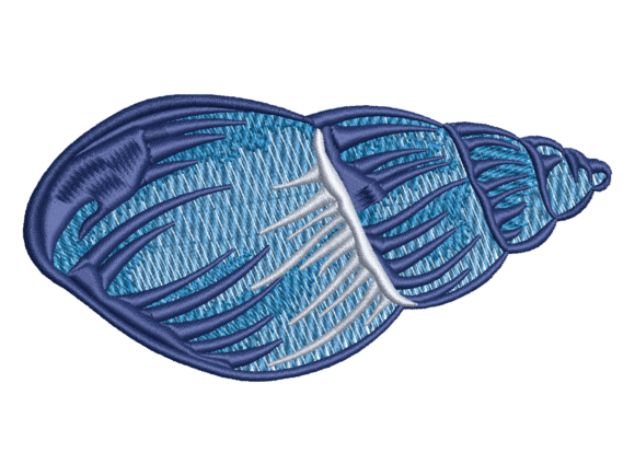 h1Blue Sea Snail Shell Design: A Versatile Embroidery Choice for Etsy Sellers/h1