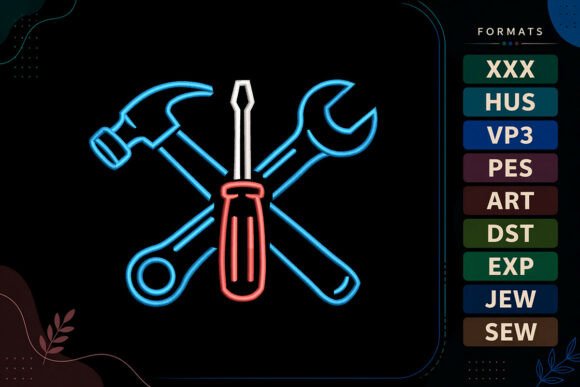 Handyman Tools Father's Day Embroidery Review