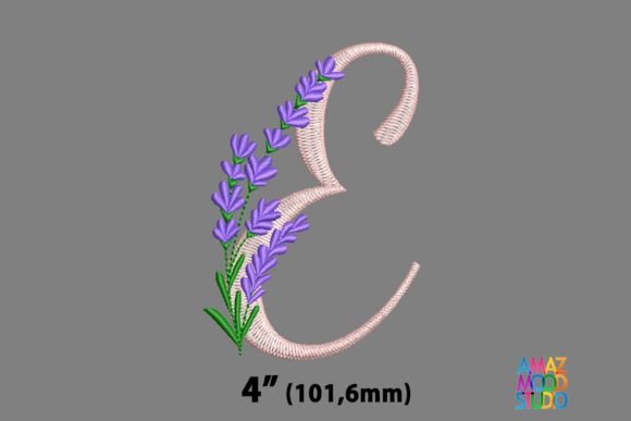 Letter E Floral Lavender Monogram: A Designer’s Real-World Review