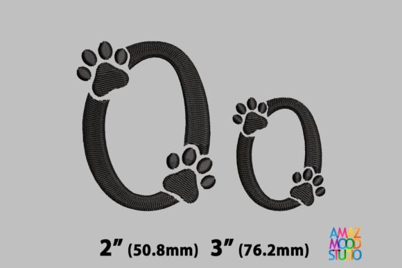 Letter O Paws Monogram: A Sweet Touch for Boutique Apparel