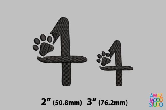 Review: Numer 4 Paws Monogram for Real Embroidery Projects