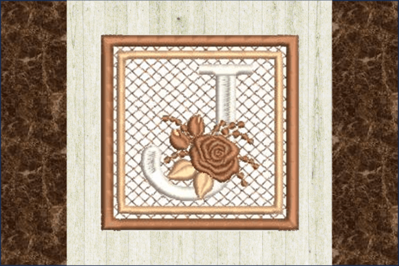 Rose Mini Quilt - J: A Designer’s Take for Boutique Apparel Embroidery